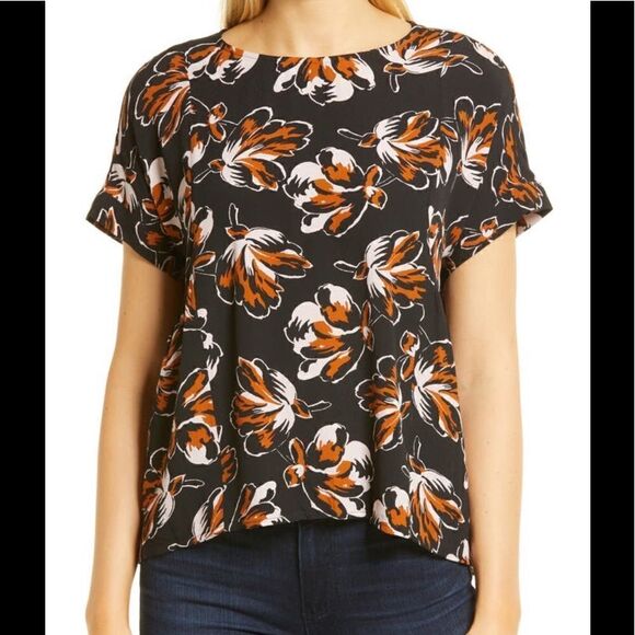 Madewell  oversized sleeve viscose top size S, NWT - Picture 1 of 11